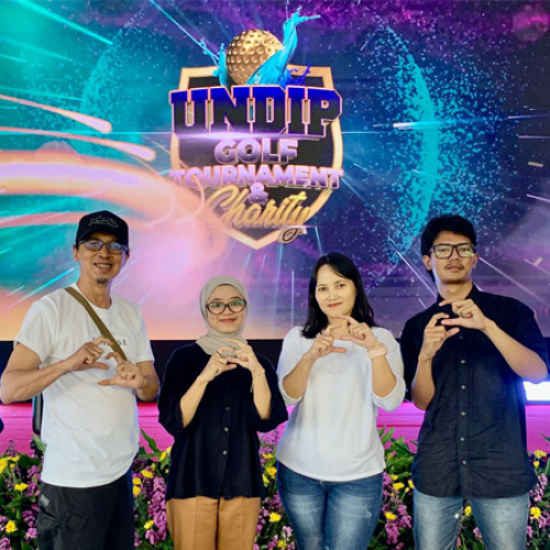 Gantha Studio All Out Dukung UNDIP Golf Tournament 2025